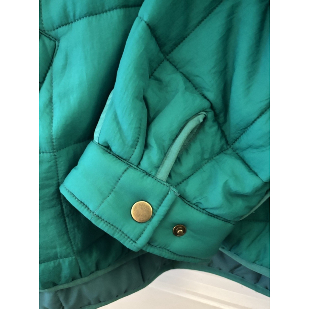 ODDI Teal Quilted Puffer Jacket Women’s 1XL - Picture 7 of 10